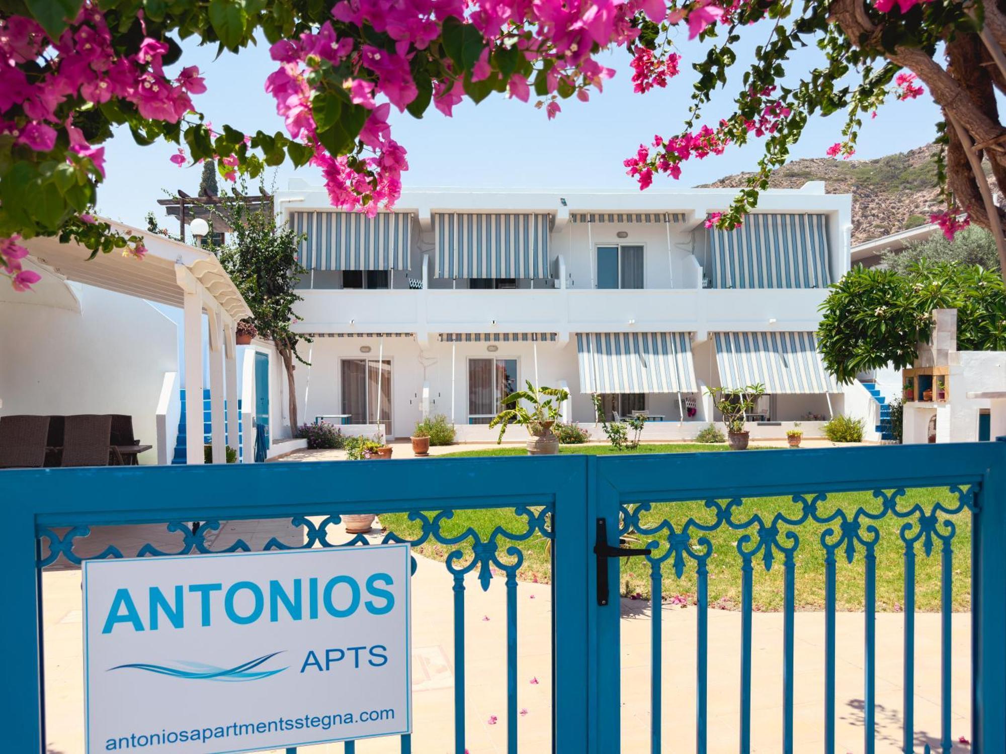 ארכאנגלוס Antonios Apartments Stegna מראה חיצוני תמונה